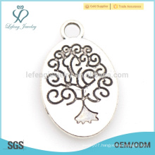 Italy chunky silver tree of life charm jewelry wholesale